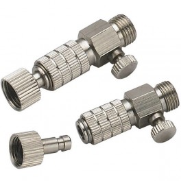 Conector rápido Aerografo con Válvula 1/8